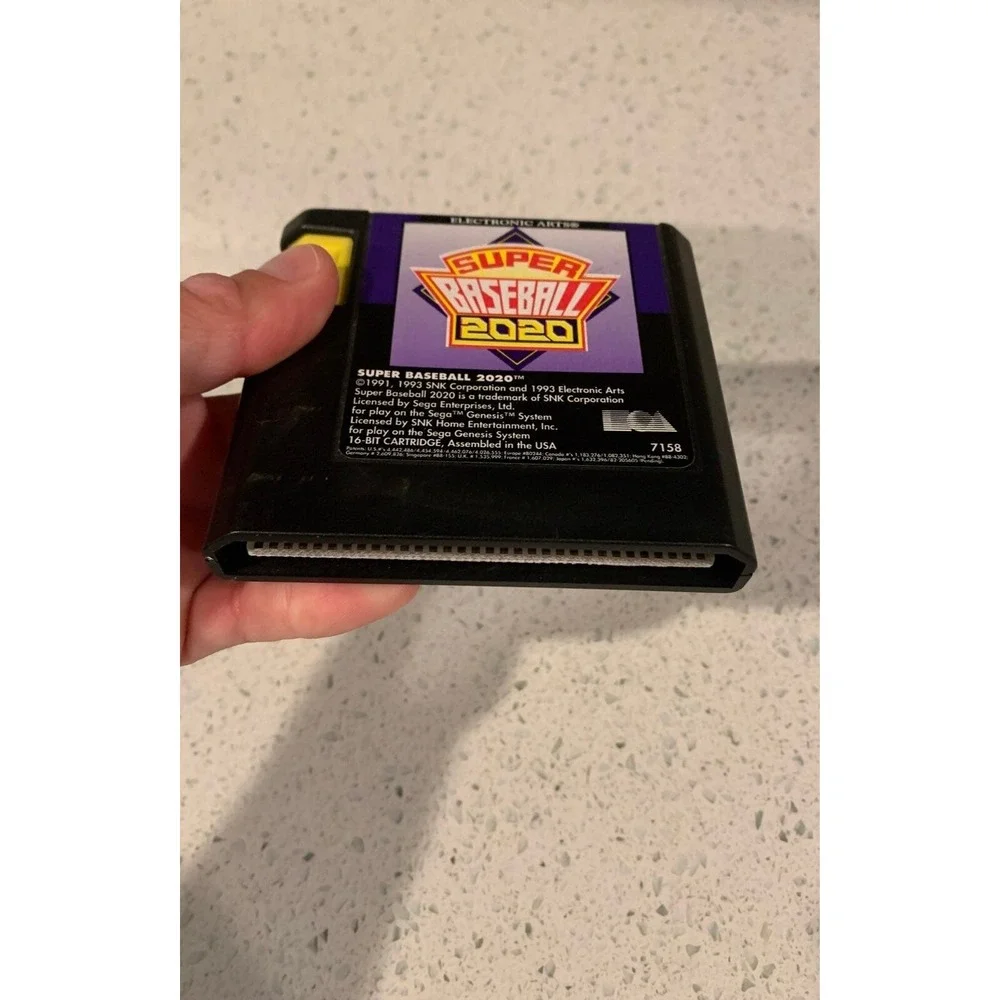 Super Baseball 2020 (Sega‎ Genesis, 1993) Cartridge Only